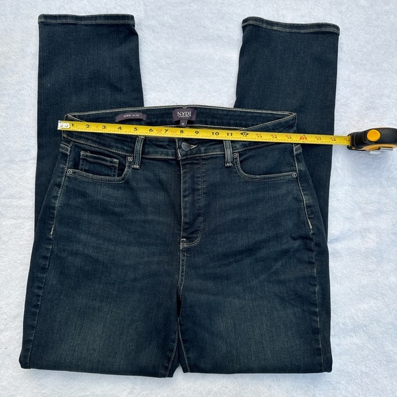 NYDJ Midnight Blue Straight Leg Jeans size 10 - Picture 9 of 9